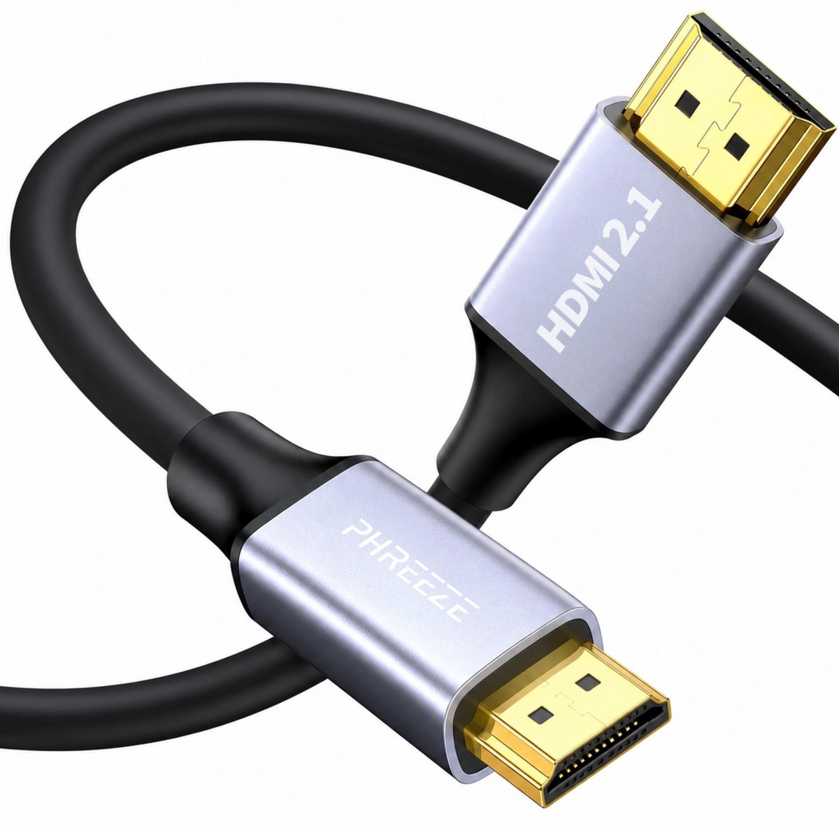 Image of 8K HDMI Kabel 1 Meter - HDMI 2.1 - 48Gbps - 8K 60Hz & 4K 120Hz - Ultra High Speed - HDMI kabel geschikt voor 8K 4K Samsung Sony LG TV, PS5, Xbox & PC