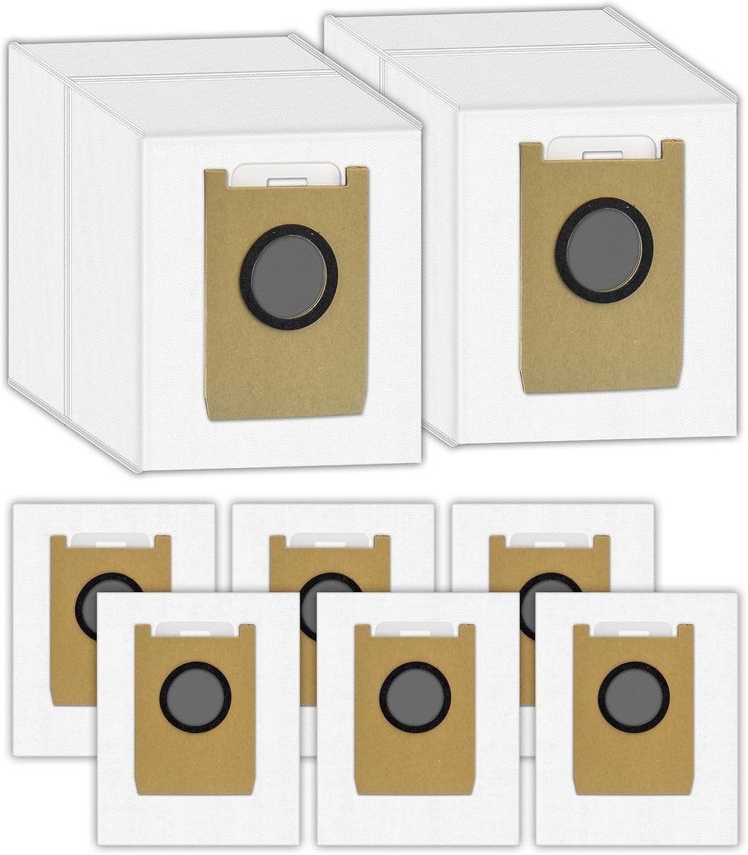 Zakken compatibel met Eufy 3-in-1 E20 robotstofzuiger, accessoirekit, stofzuigerzakken, vervangende stofzakken voor stofzuigers, stofzuigerzakken, accessoirekit