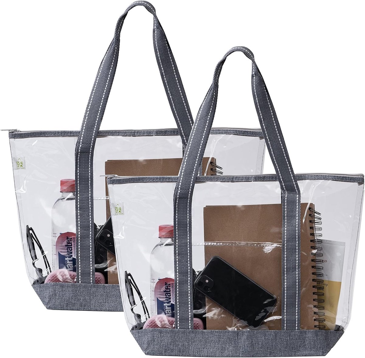 Duidelijke Zak Transparante Vinylpvc Tote, Stadion, Openlucht, Strand, Zwembad