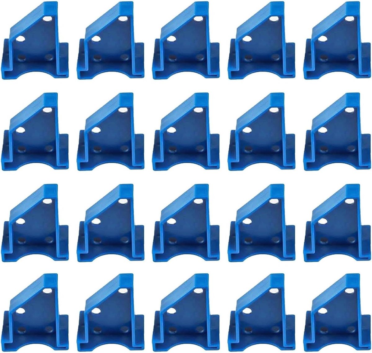 Vloerafstandhouders - Vloerwiggen Laminaat - Vloeren Installeren - Verstelbare Spleet - 20 stuks - Blauw