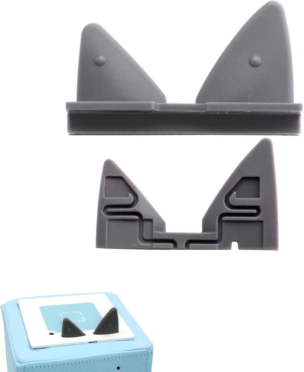 Vervanging voor Toniebox Tonie voor Tonies Alternatieve kabel Vervangende oren (Graue Ohren)