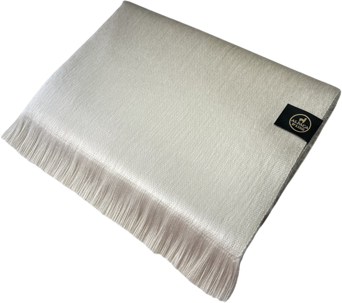 Alpaca D'Luxe Sjaal - Hypoallergeen - Crème Ivoor - Luxe Alpaca Wollen Sjaal - Zacht en van Kwaliteit - Duurzaam - Elegant - Alpaca Trouwsjaal - Sjaals Dames - Shawl - Feest - Luxe Bruidsstola - Bruidssjaal - Comfortabel - Bruiloftsjaal - Luxe Cadeau