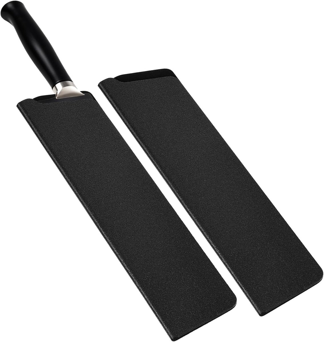 messentas, 2 stuks koksmessenbeschermhoes, 13,5 x 3 cm, messenbeschermhoes, mesbescherming, lemmetbescherming voor het opbergen van messen