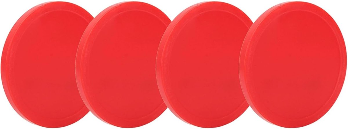 Hockey Pucks, Air Hockey, Mini Plastic Air Ijshockey Pucks Stuk Vervangbaar 4 Stuks Air Hockey Pucks Mini Hockey voor Tafels Speluitrusting ((63 mm))