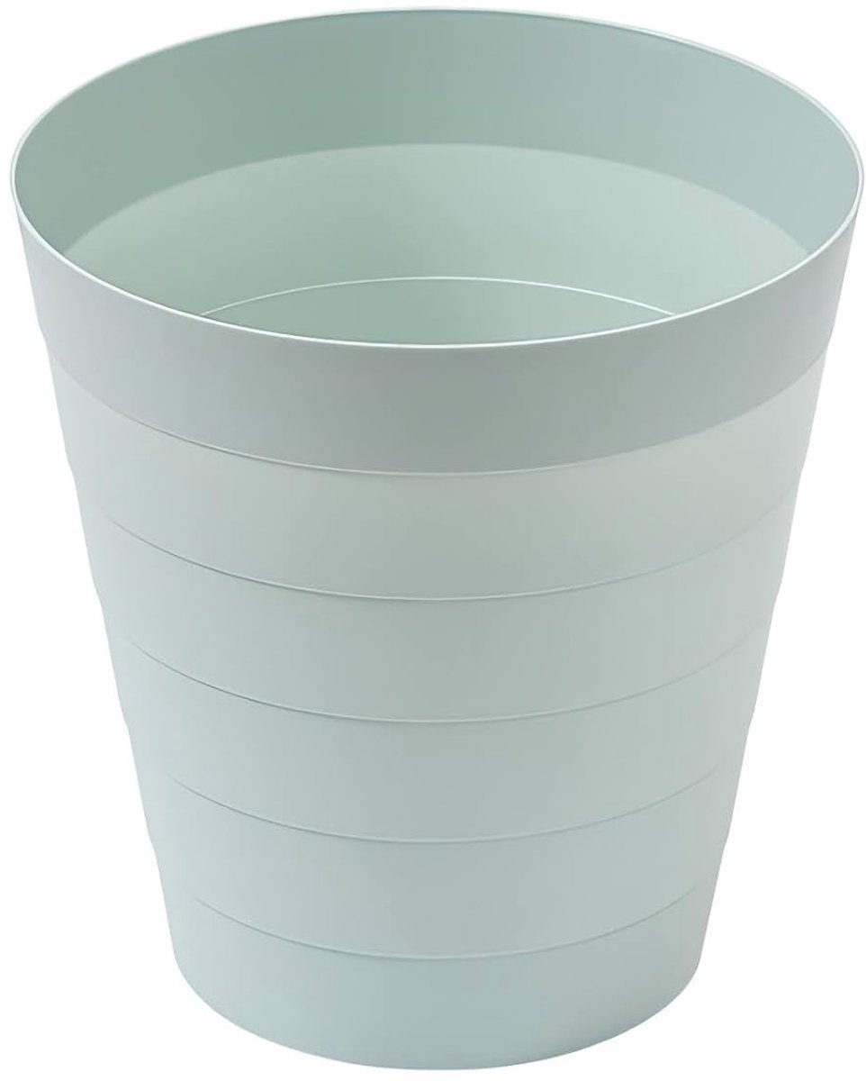 Afvalbak 6105 - 25 cm hoog - plastic - mintgroen - ideaal voor kinderkamer en kantoor - ShopVlot