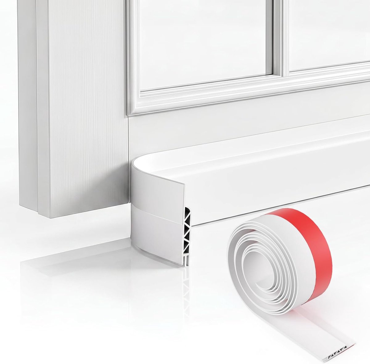 Deurtochtstopper 100 cm - weerbestendig TPE-materiaal - blokkeert kou en geluid - snelle installatie - SnelShoppen