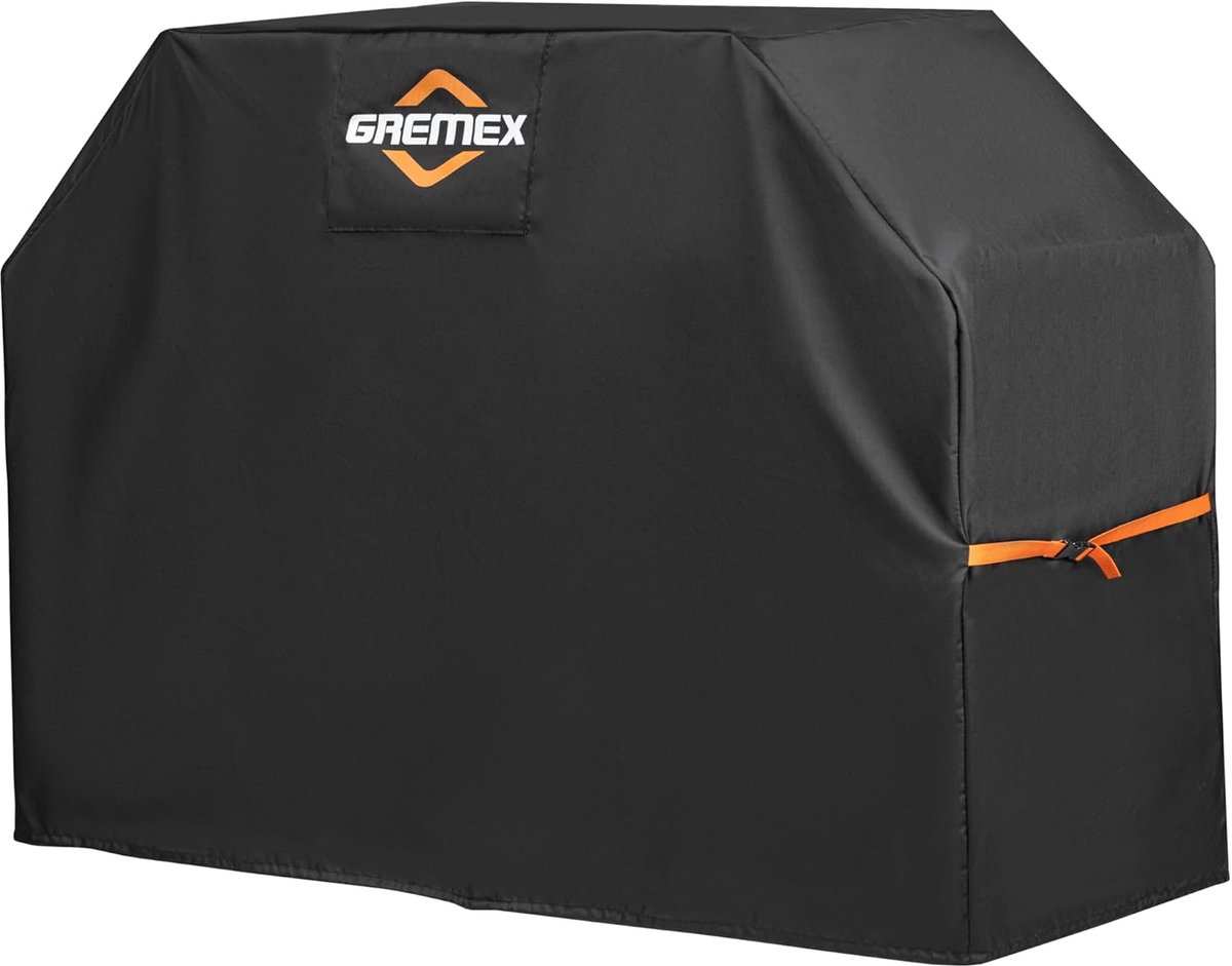 SnelShoppen - Barbecuehoes Weerbestendig 165x60x115 cm | Waterdichte Afdekhoes Gasgrill, UV-bestendig, Ademend, Scheurvast, Voor Buiten, Perfect voor