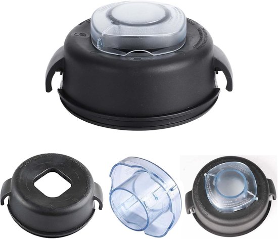 SnelShoppen - Vitamix Deksel en Deksel voor Mixer, Accessoires en Vervangingsonderdelen voor 64Oz Hoge Profiel Mixers, Geschikt voor 5200, 5000, 6000 — afbeelding 2