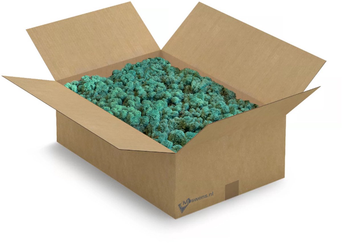 Moswens Rendiermos - 3 KG - Doos XL - 0,40 m² - Ocean
