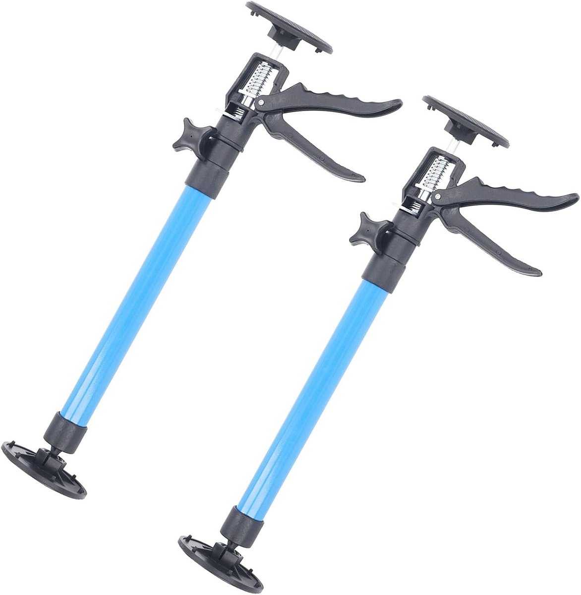 SnelShoppen - Hand Lifting Tool Set van 2 Stuks, Telescopische Steunpalen van 50 tot 115 Cm voor Meubelinstallatie, Professionele Hulp bij Hangen van