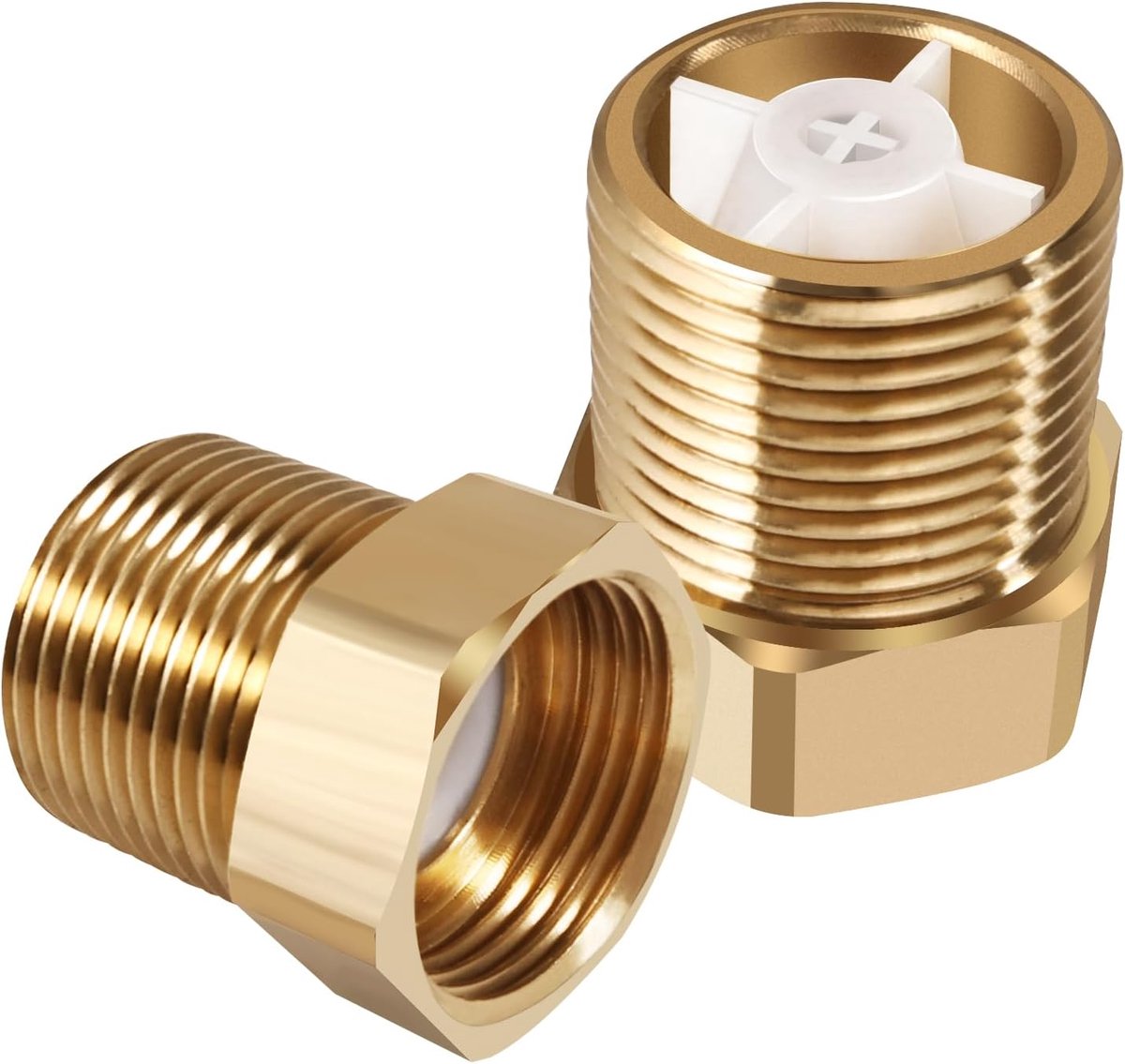 Kogelafsluiter 3/4 inch - Messing - Man/vrouw draad - Voor waterleidingen - ShopVlot