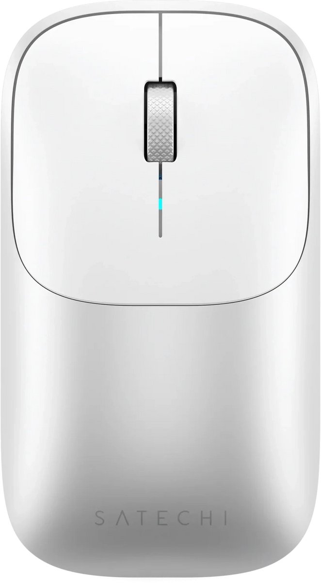 Image of Satechi Slim EX Draadloze Muis – Bluetooth 5.3 Connectiviteit – Verbinding met Twee Apparaten – Hoogwaardige Duurzame Materialen - Grijs