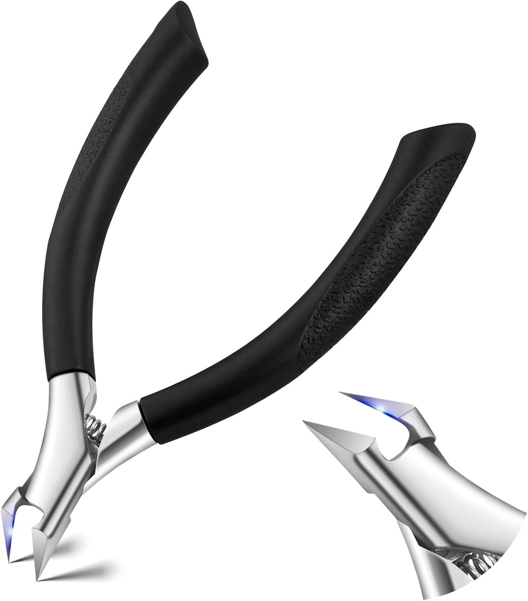 SnelShoppen - Toenail Clippers voor ingegroeide teennagels, ergonomische nagelknipper voor dikke nagels, roestvrijstalen nagelknipper voor volwassenen