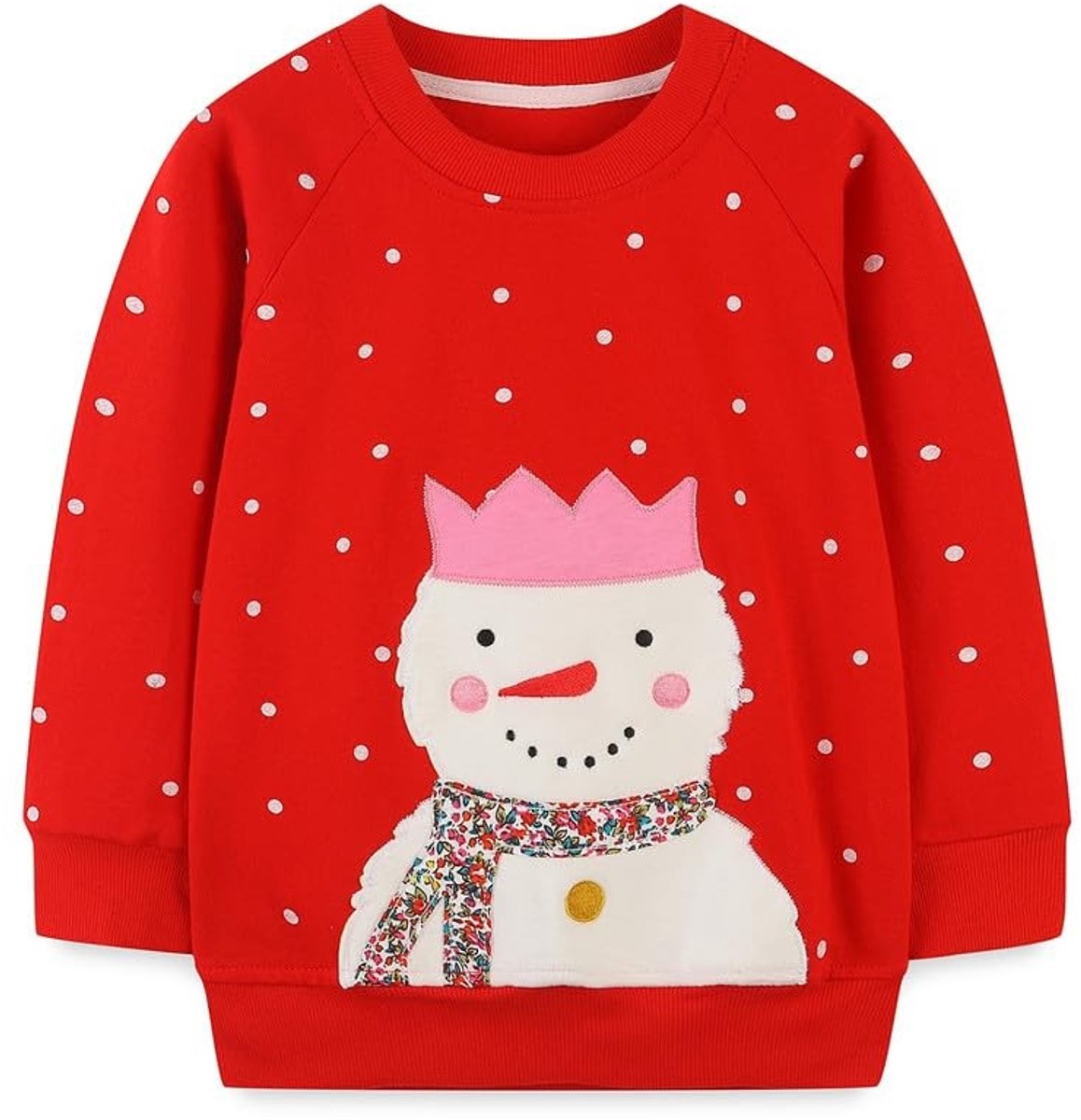 Omgoods - Meisjes Sweatshirt met Eenhoorn Motief voor Kinderen 1-7 Jaar