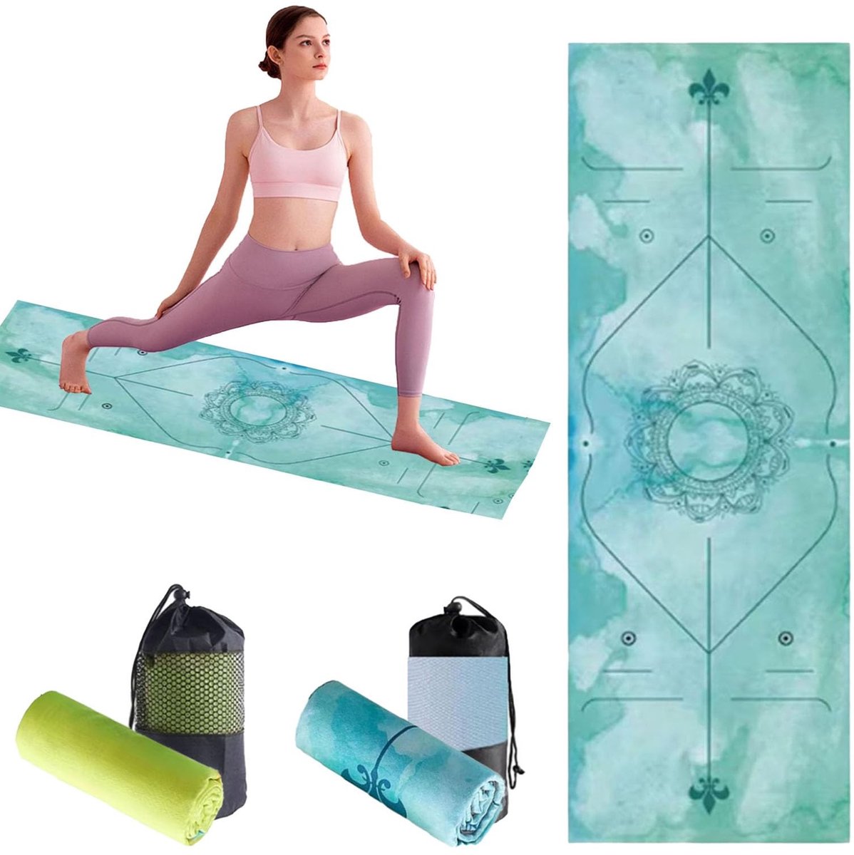 Omgoods - Warm Yoga Towel - Antislip en Sneldrogende Yoga Mat voor Fitness