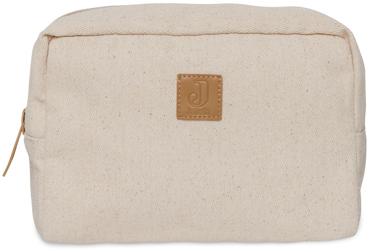 Omgoods - Jollein - Toilettas - Twill - Natuurlijk - Perfect voor Moeders en Baby's