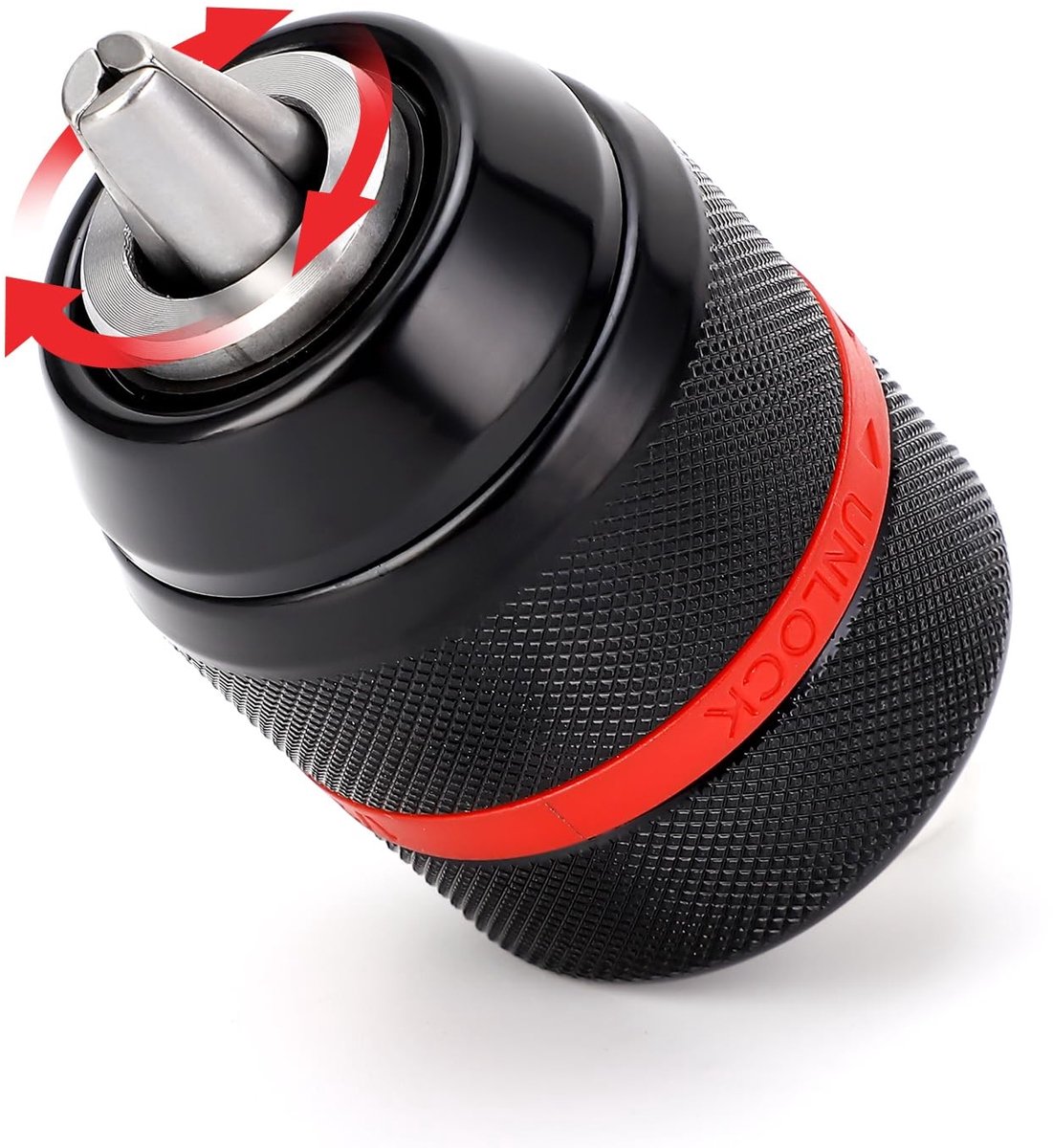 Omgoods - Sleutelloze Boorkopadapter - Boorkopomvormer - Geschikt voor Boormachines - 2-13 mm Klembereik - Zelfspannende - Ideaal voor Meervoudig G...