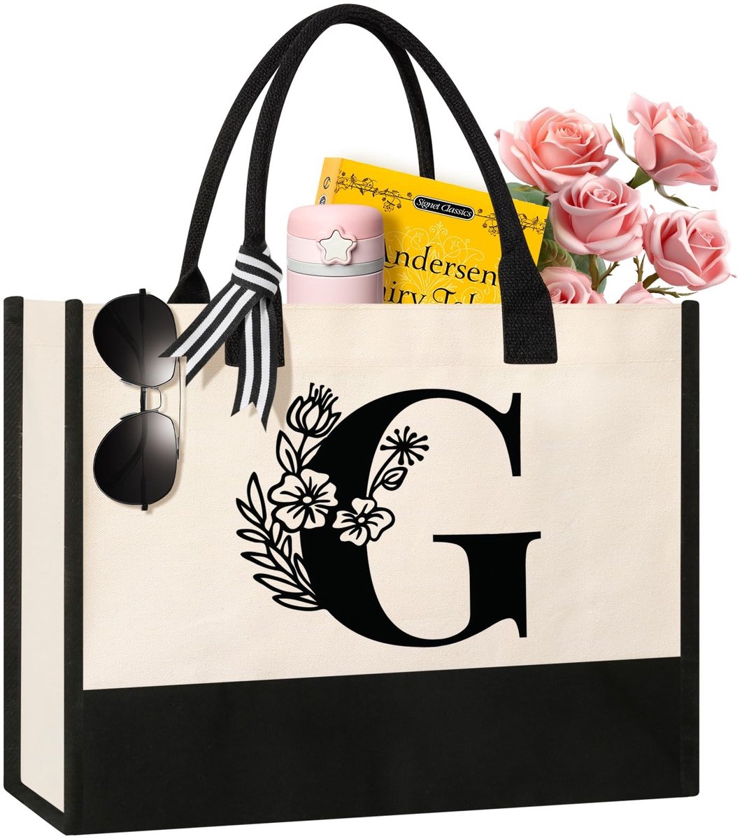 Omgoods - Gepersonaliseerde Canvas Tote Bag voor Feestdagen en Cadeaus