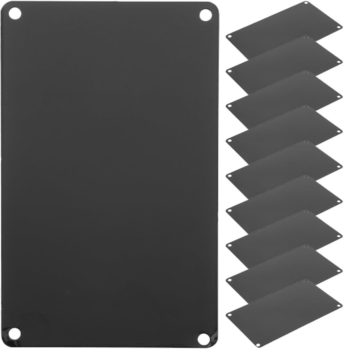 Omgoods - Set van 10 Aluminium Naambordjes voor Graveren