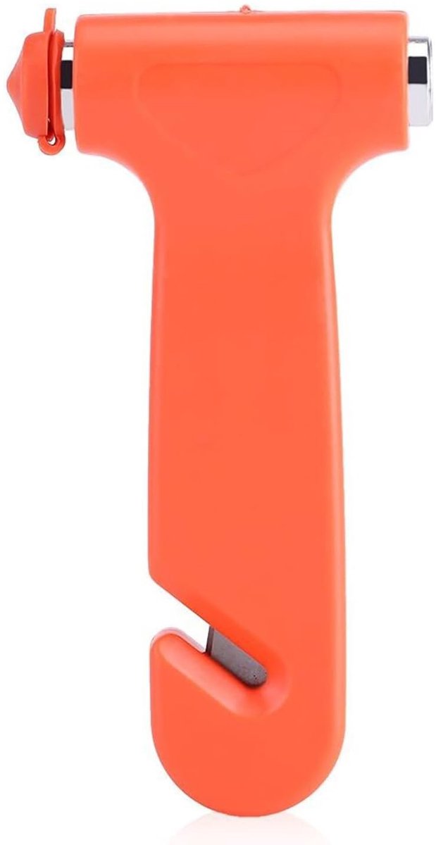 Omgoods- Veiligheidshamer met gordelsnijder - Noodhamer Auto - Compact en duurzaam - Glasbreker - Veiligheidsaccessoire - Handzaam ontwerp