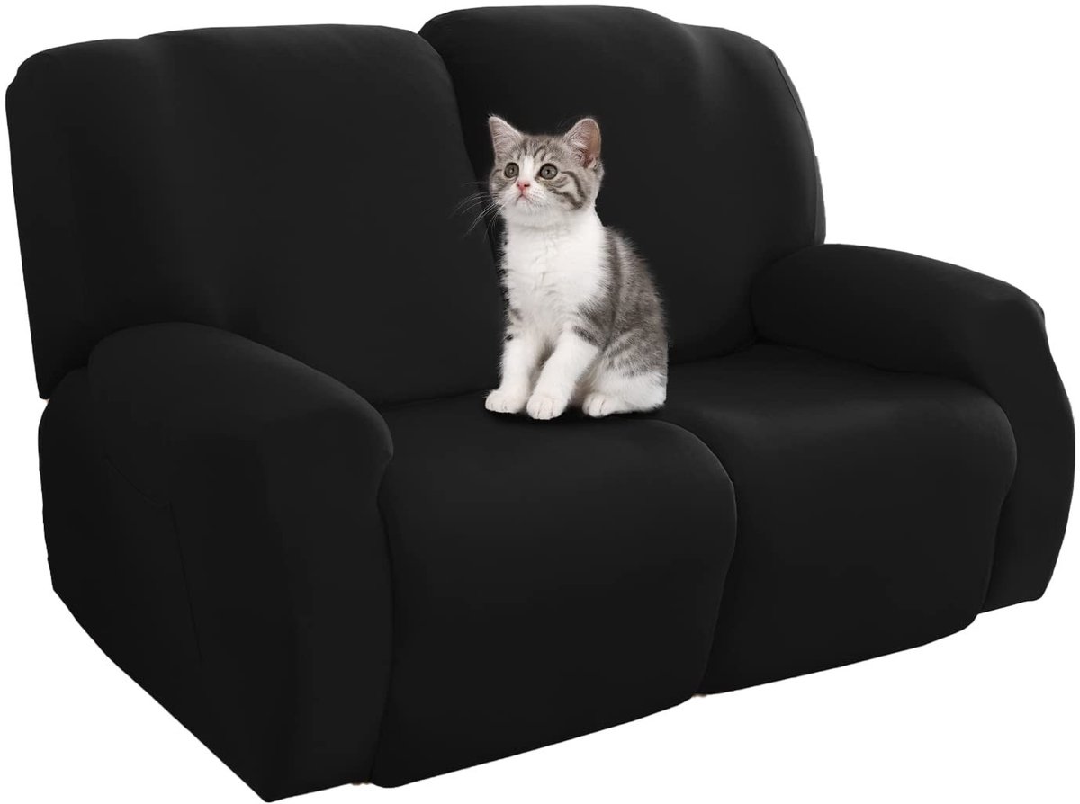 Omgoods - Stretch Cover voor Recliner Stoel met 6 Stukken en Zakjes