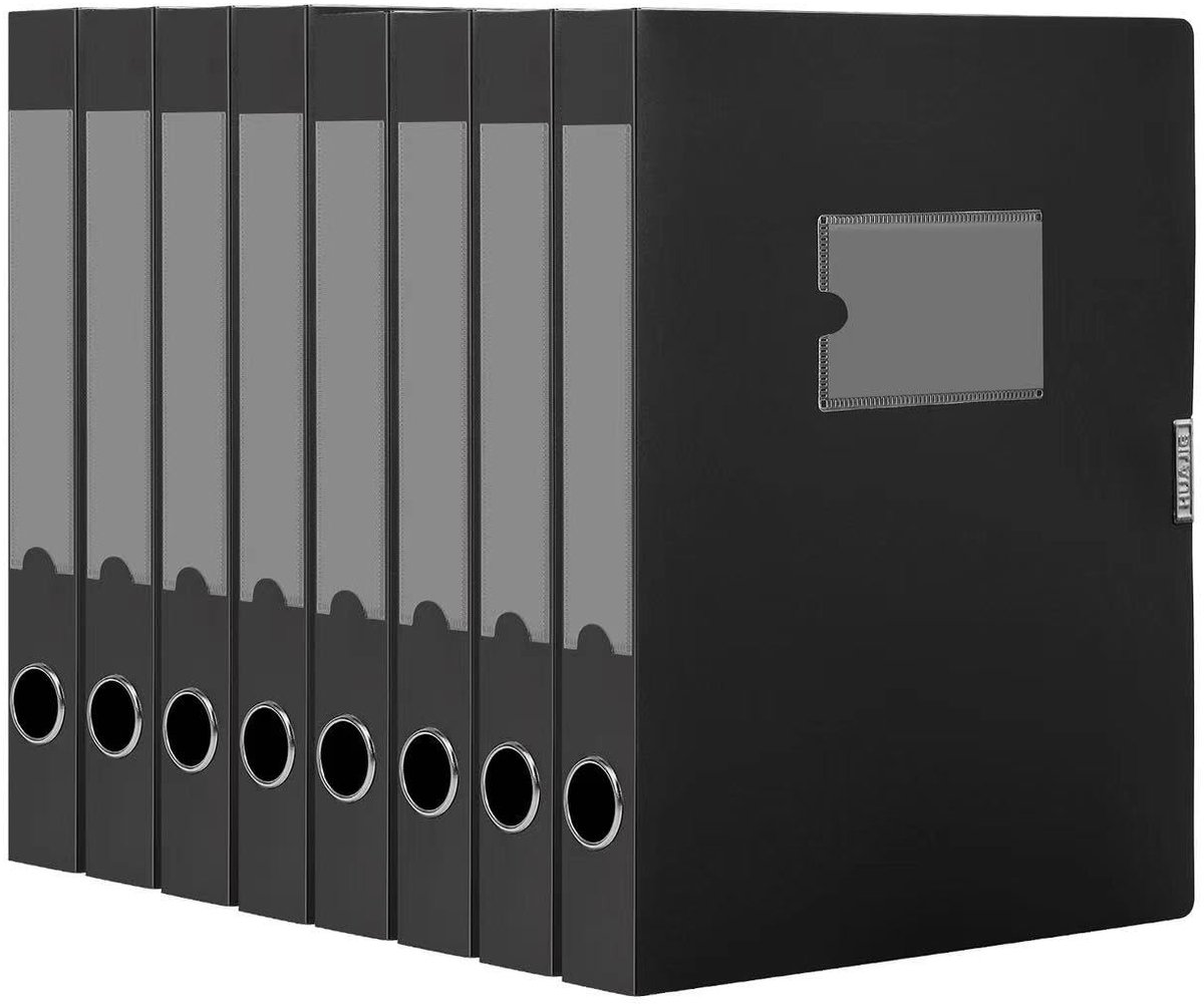 Omgoods - A4 Archiefdoos Set van 8 Zwart