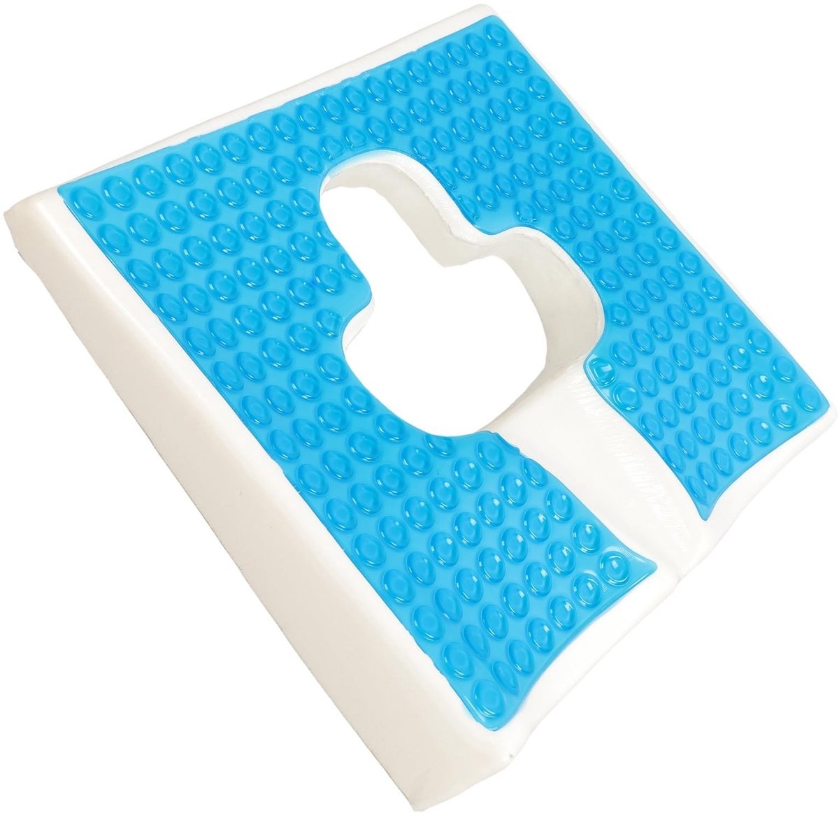 Omgoods - Anti-Decubitus Kussen met T-vormige Opening - Vezel Materiaal 45x38x7 cm