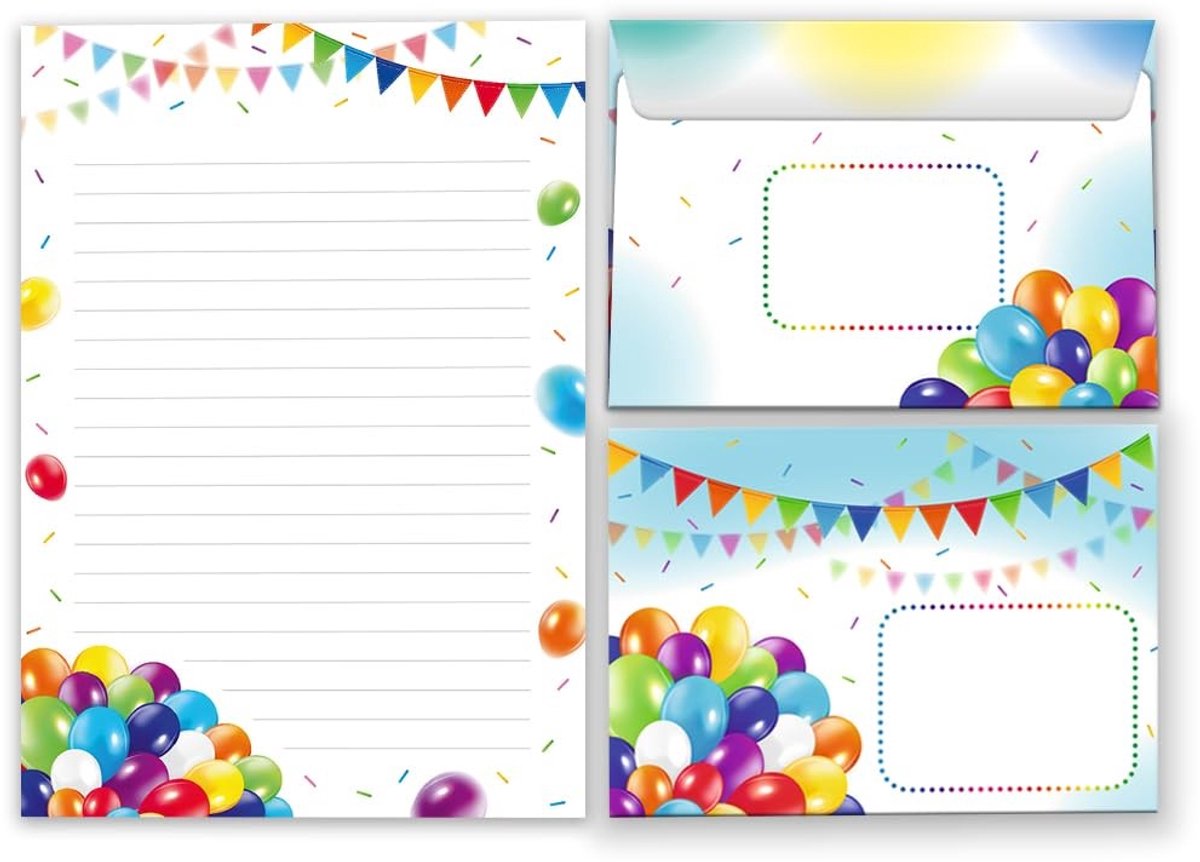 Omgoods - Briefpapier Set met Enveloppen voor Kinderen