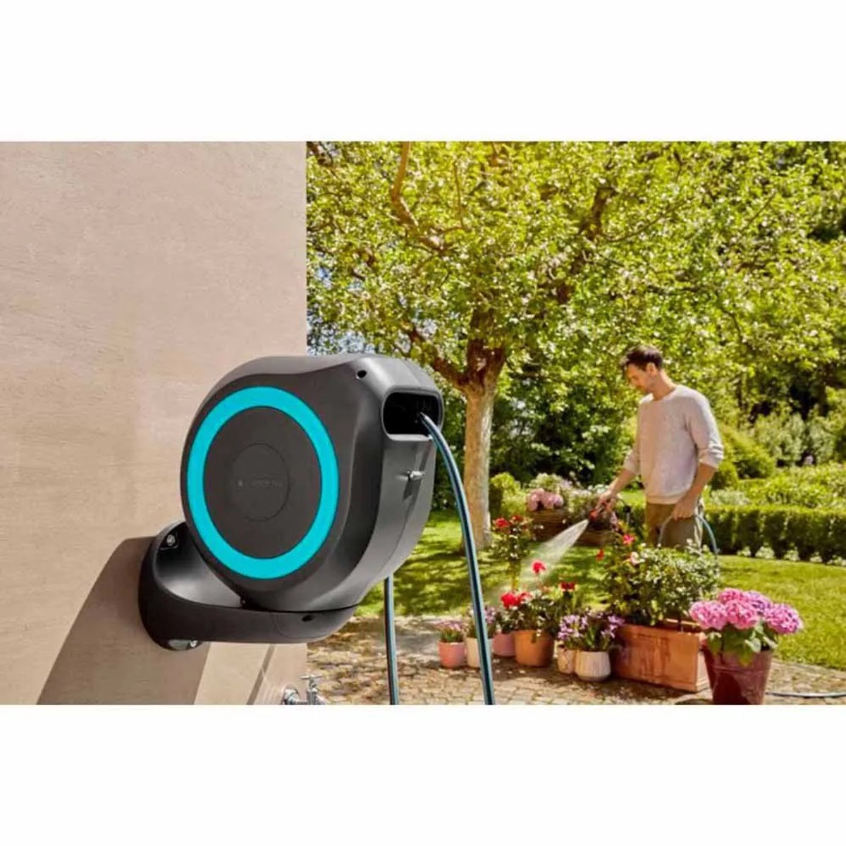 Gardena Wandslangenbox RollUp M - 20 meter - Ø 11 mm