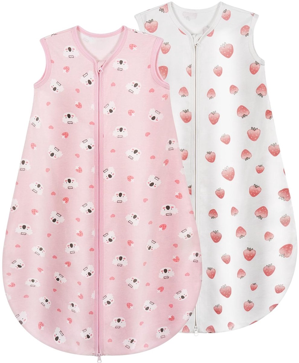 Omgoods - Winter Slaapzak voor Baby's - 100% Katoen, Pink Berry