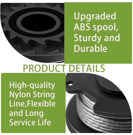 Omgoods - Set van 6 Maaierspoelen voor Bosch Art 23 SL en 27 SL — afbeelding 5
