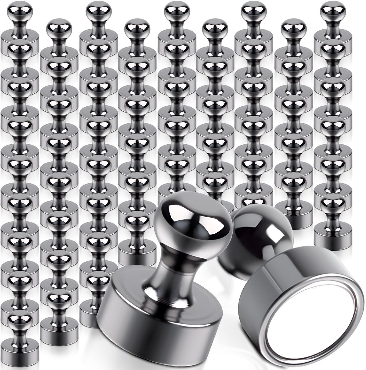 Omgoods - Set van 60 Sterke Neodymium Magneten 12 x 16 mm