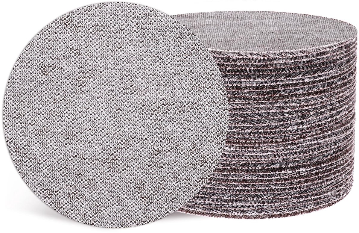Omgoods - Schuurpapier Schijven 125 mm - 100 Stuks met 150 Grit