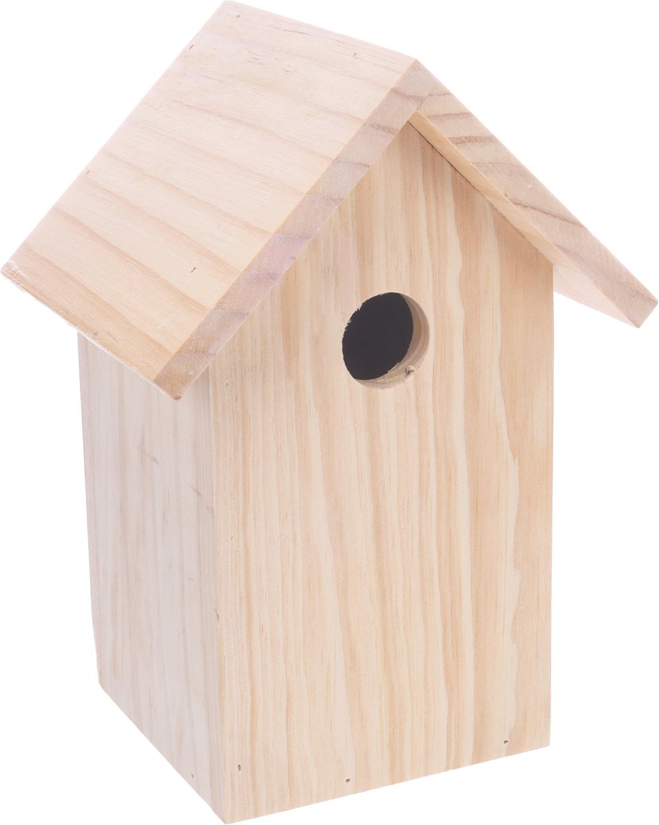 Omgoods- Nestkastje Hout 18x14,5x25CM - Vogelhuisje - Schuilplaats - Veiligheid - Robuust - Eenvoudig te installeren