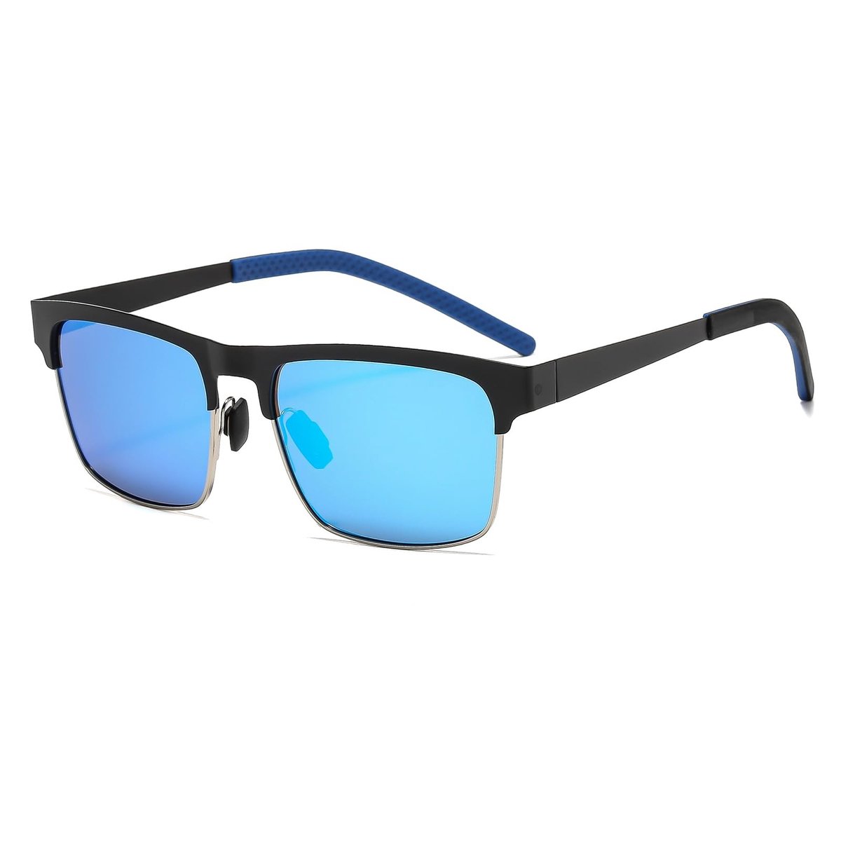Omgoods - Gepolariseerde Zonnebril voor Mannen met UV400 Bescherming en Blauw Glas