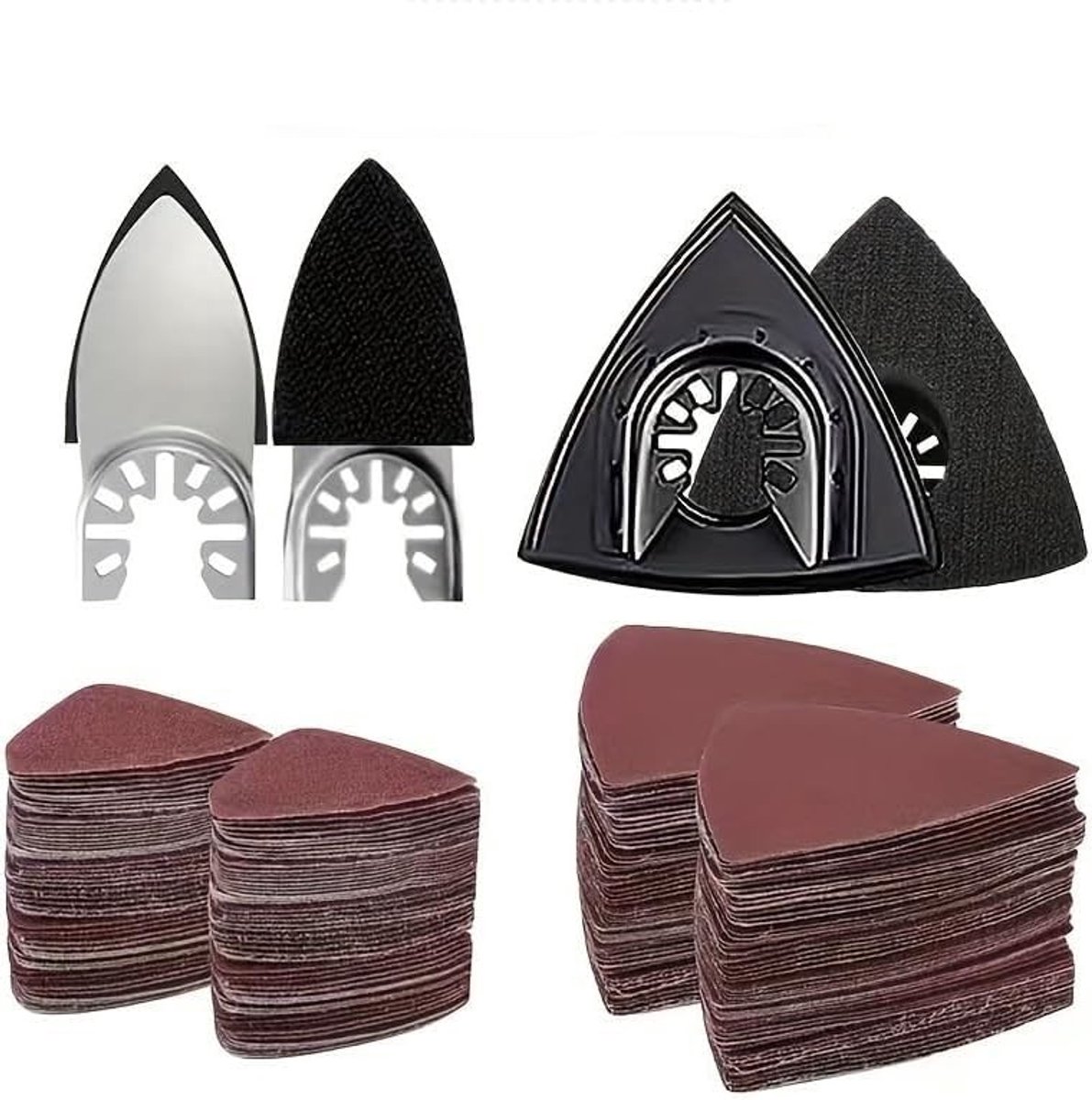 Omgoods - 104-delige Multi-Tool Schuurpad Set met Diverse Grits