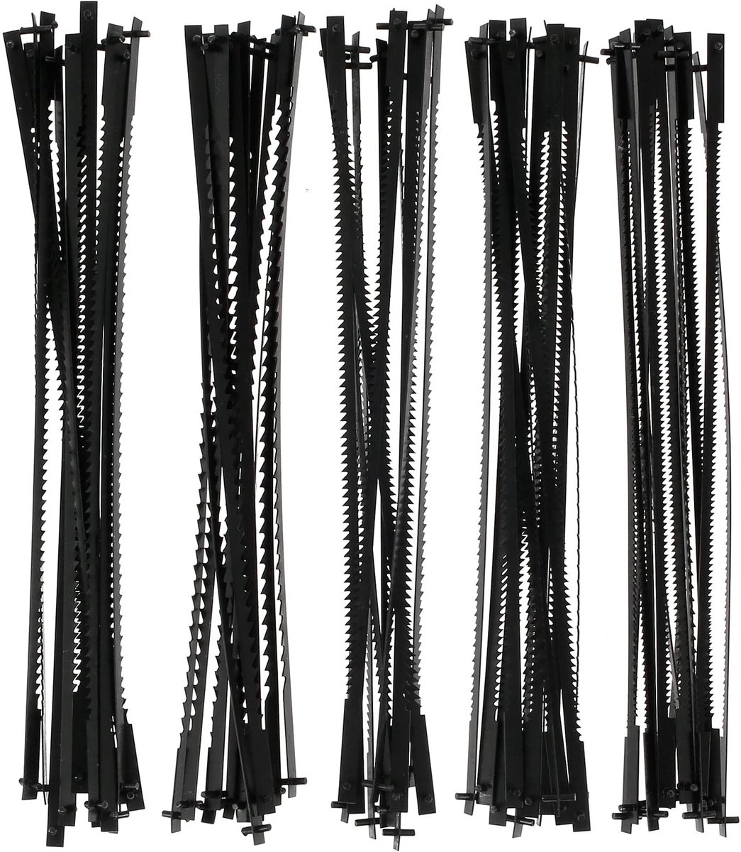 Omgoods - Set van 60 Jigsaw Blades voor Hout, Plastic en Metaal