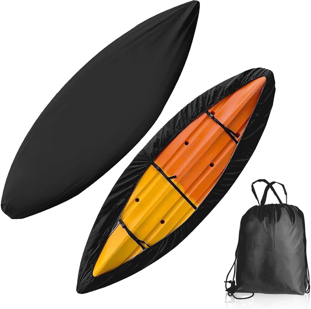 Omgoods - Waterdichte 420D Bootcover voor Kayak, Canoe en Paddleboard