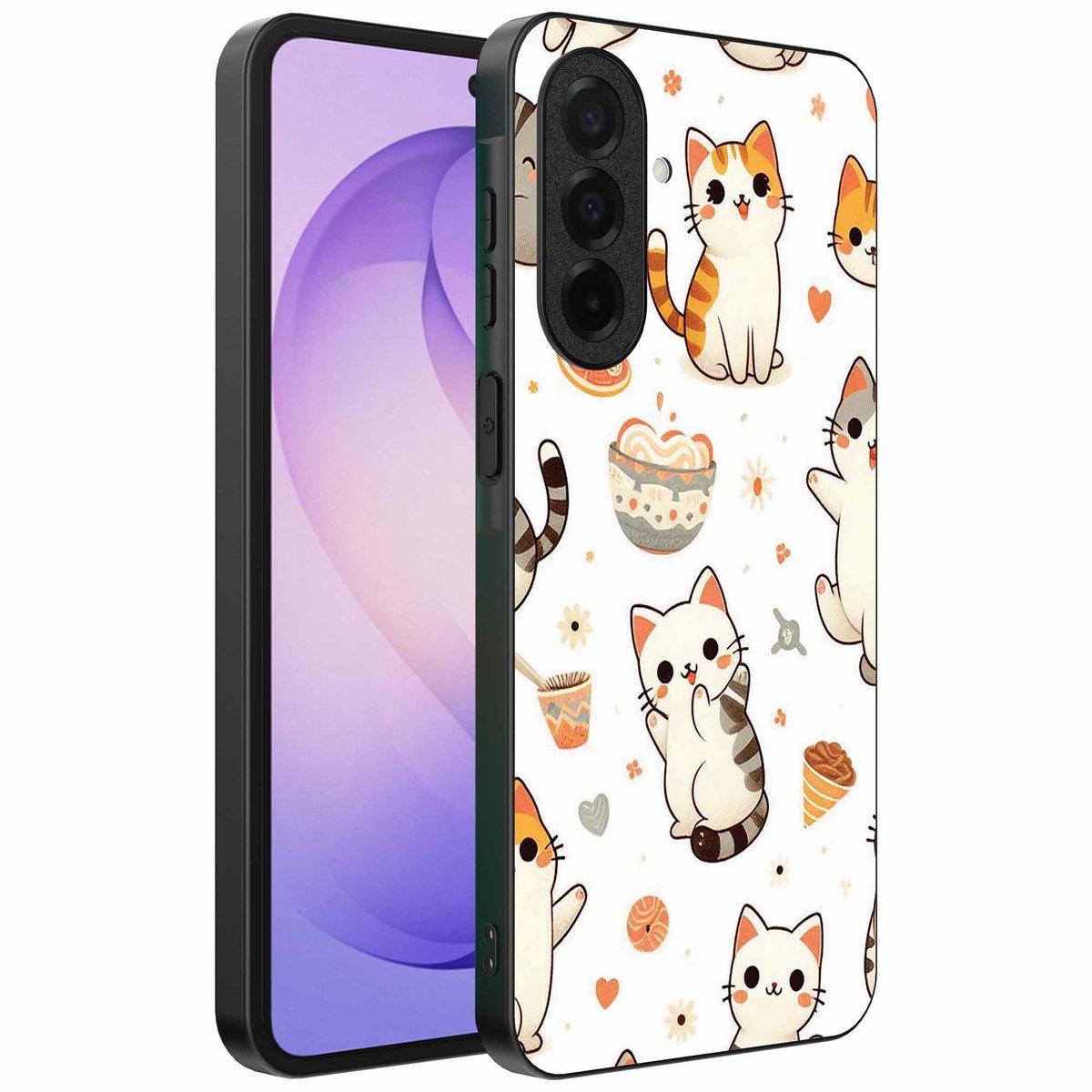Geschikt voor Samsung Galaxy S26 Telefoonhoesje met katten opdruk - TPU backcover case cat design - Smartphonica geschikt voor Samsung Galaxy S26