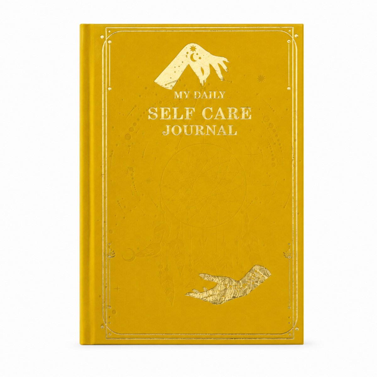 Bobypet - Dankbaarheid Dagboek & Self Care Journal - Ongedateerd Mindfulness Boek met Prompts & Stemmingstracker - Luxe Hardcover Cadeau voor Vrouwen & Mannen -geel
