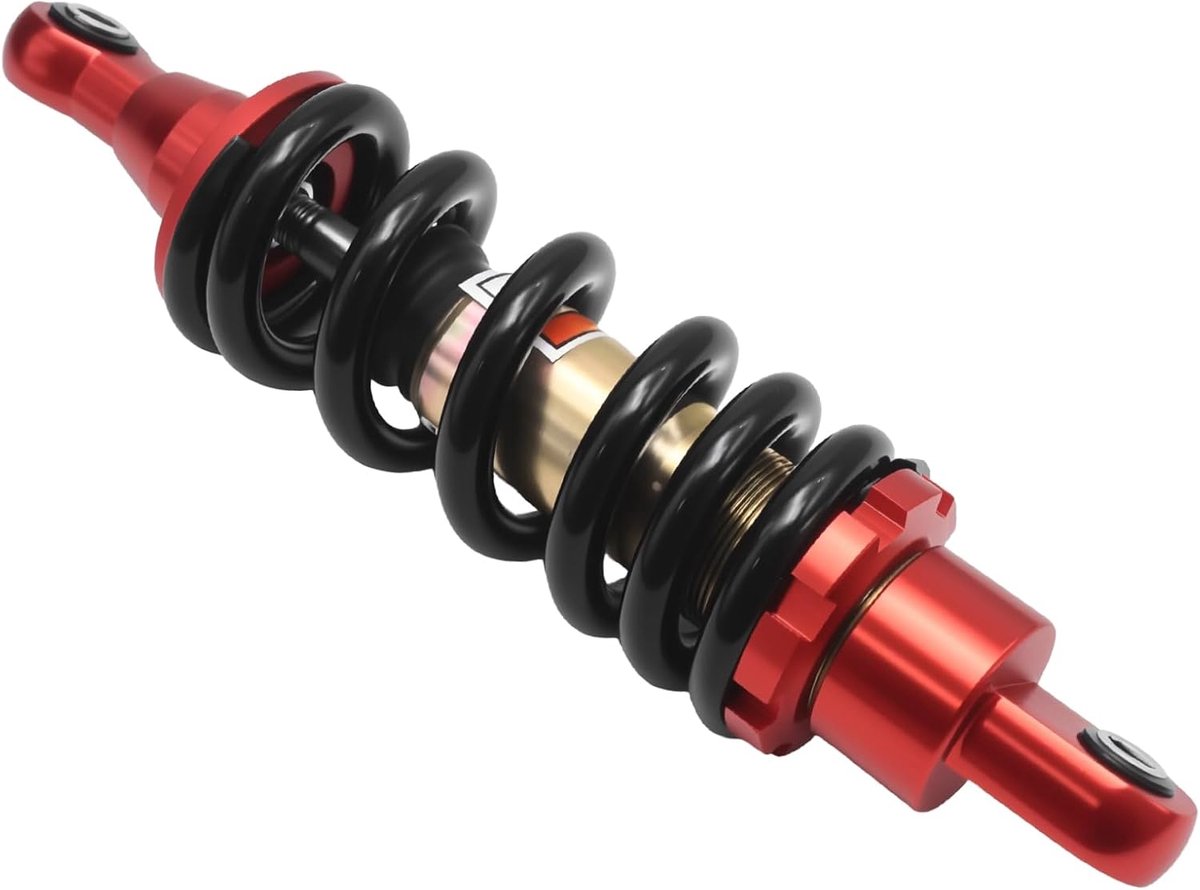 SnelShoppen - Achter Schokdemper 270 mm 980 lb 10 mm voor Bromfiets - Universele Veerschokdemper voor 70 cc, 90 cc, 110 cc, 125 cc, 150 cc Dirt Pitbik