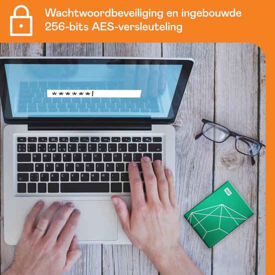 Draagbare Externe Harde Schijf - Metalen Ontwerp - Tot 6 TB Capaciteit - Ransomware Bescherming - Voor Windows PC, Mac en Mobiele Apparaten — afbeelding 3