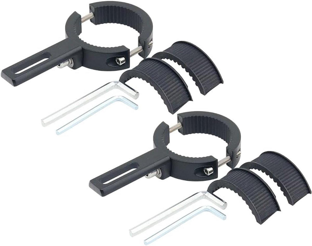 Anlising Universal Headlight Mount 2 Pieces Adjustable Motorcycle Headlight Holder 38 mm - ShopVlot