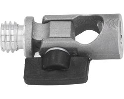 SnelShoppen - Aluminium Prismadapter 90 Graden Verstelbaar voor 5/8‑11 Draad, Universele Adapter voor RTK GPS Meetstaaf, Precisie en Stabiliteit