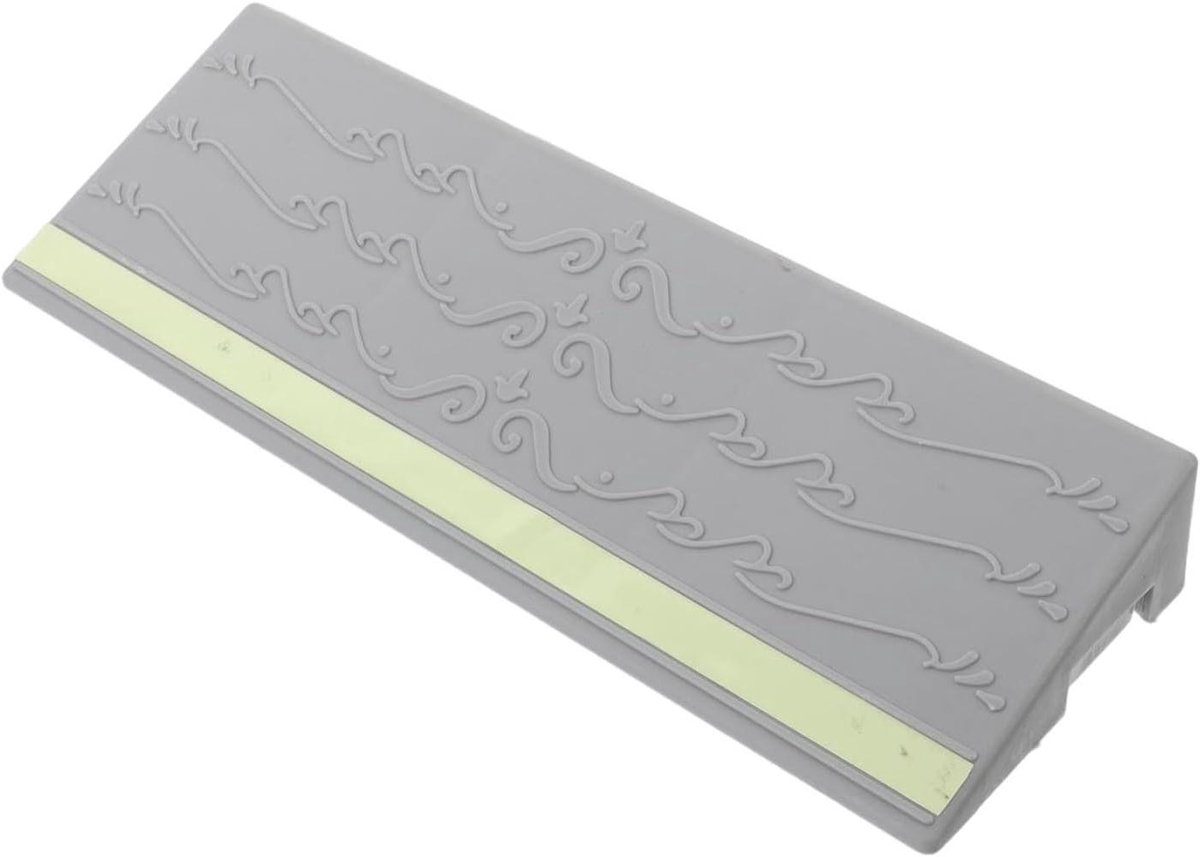 Drempelhulp Robotstofzuiger - Oprijplaat Drempel - Robotstofzuiger Gebruik - Antislip Oppervlak - 30 x 10 x 6.5 cm - Grijs