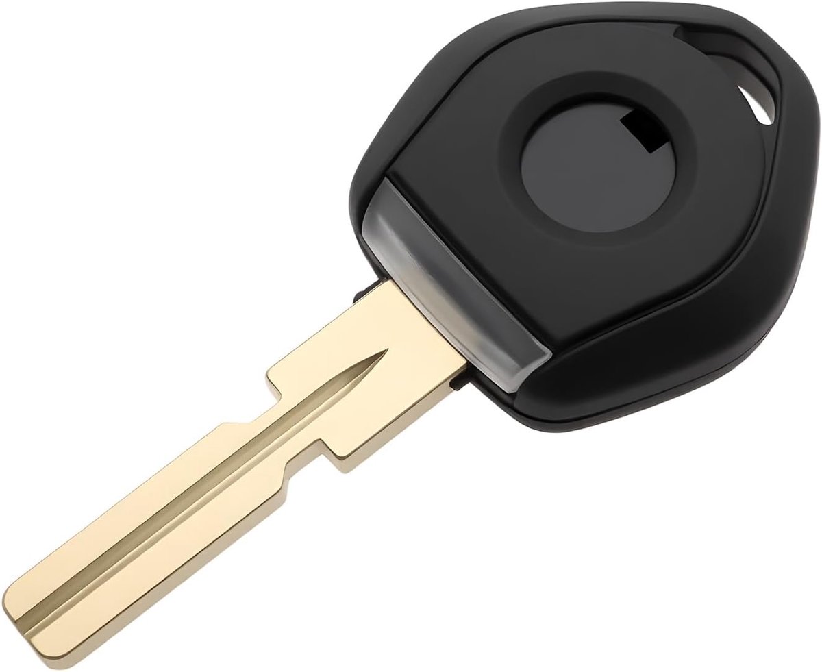 Auto HU58 Sleutelbehuizing Vervanging Compatibel met BMW E31 E39 E38 Z3 E36 E32 E34 met Sleutel Blank en LED Lamp