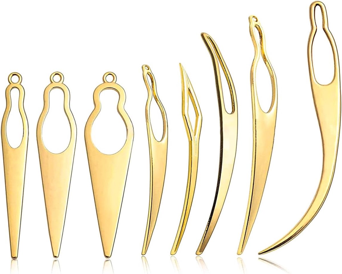 8 STKS Dreadlock Extensions Tool Dreadlocks Interlock Naald voor Haarverstrakking Accessoires