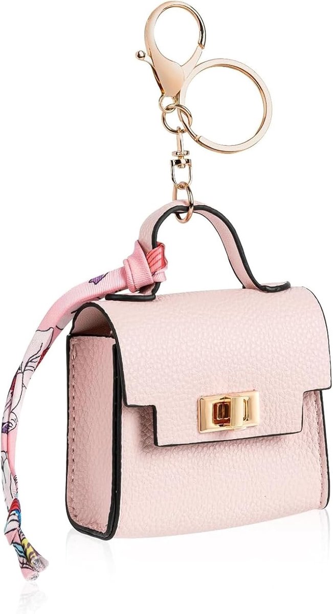 Sleutelhanger Tas Mini Handtas Sleutelhanger - PU Leer - Make-up Organizer - Perfect voor Vrouwen - SnelShoppen