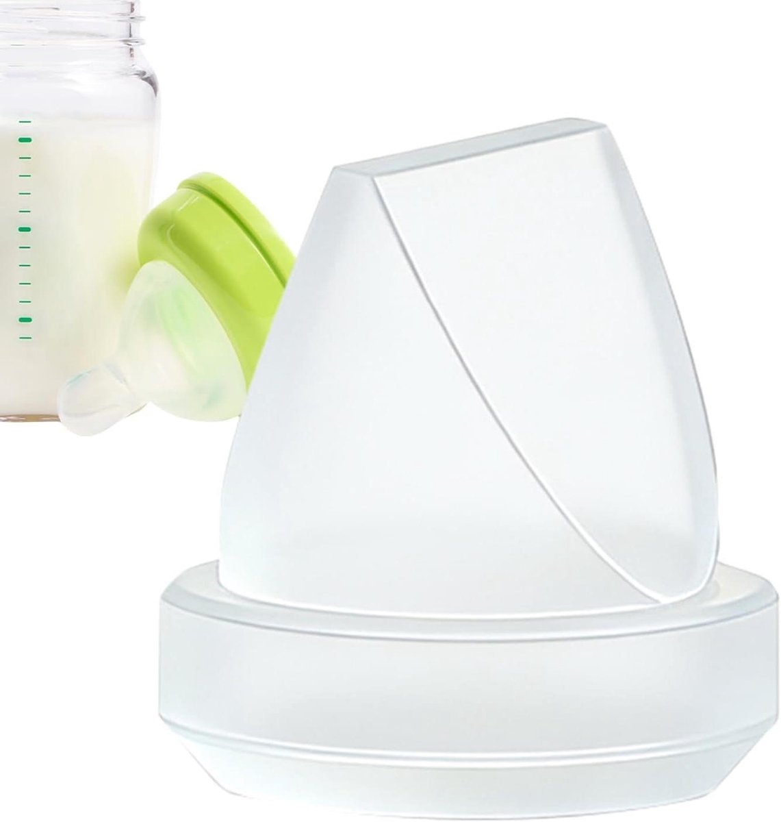 Borstkolf Duckbill Klep - Vervangingsonderdeel Silicone - Moedermelk Verzamelen - Betrouwbare Refluxbescherming - 25 x 2 x 2 cm - Transparant