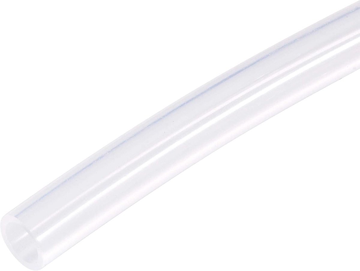SnelShoppen - PTFE Slang, Hoge Temperatuur, Multi-Functie Isolatie, 5mm Binnen diameter x 6mm Buiten diameter, 1.5m Transparant, Corrosiebestendig, Vo